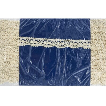 Pizzo di cotone écru altezza 1.8cm - 10 metri