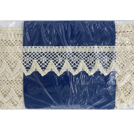 Pizzo di cotone écru altezza 4.5cm - 10 metri