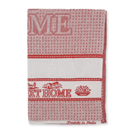 Strofinaccio cucina colorato con tela aida da ricamare