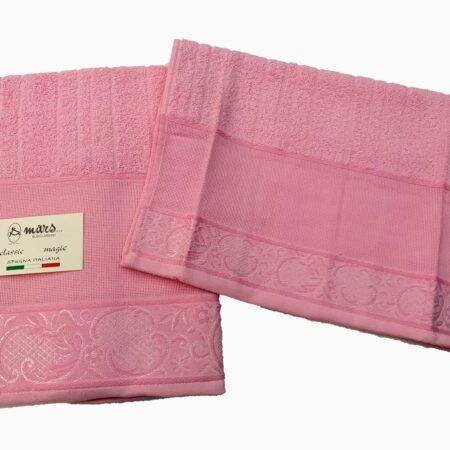 Coppia Asciugamani Silver – Con Tela Aida