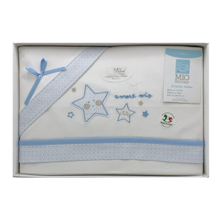 Completo lettino con stelle e orsetti