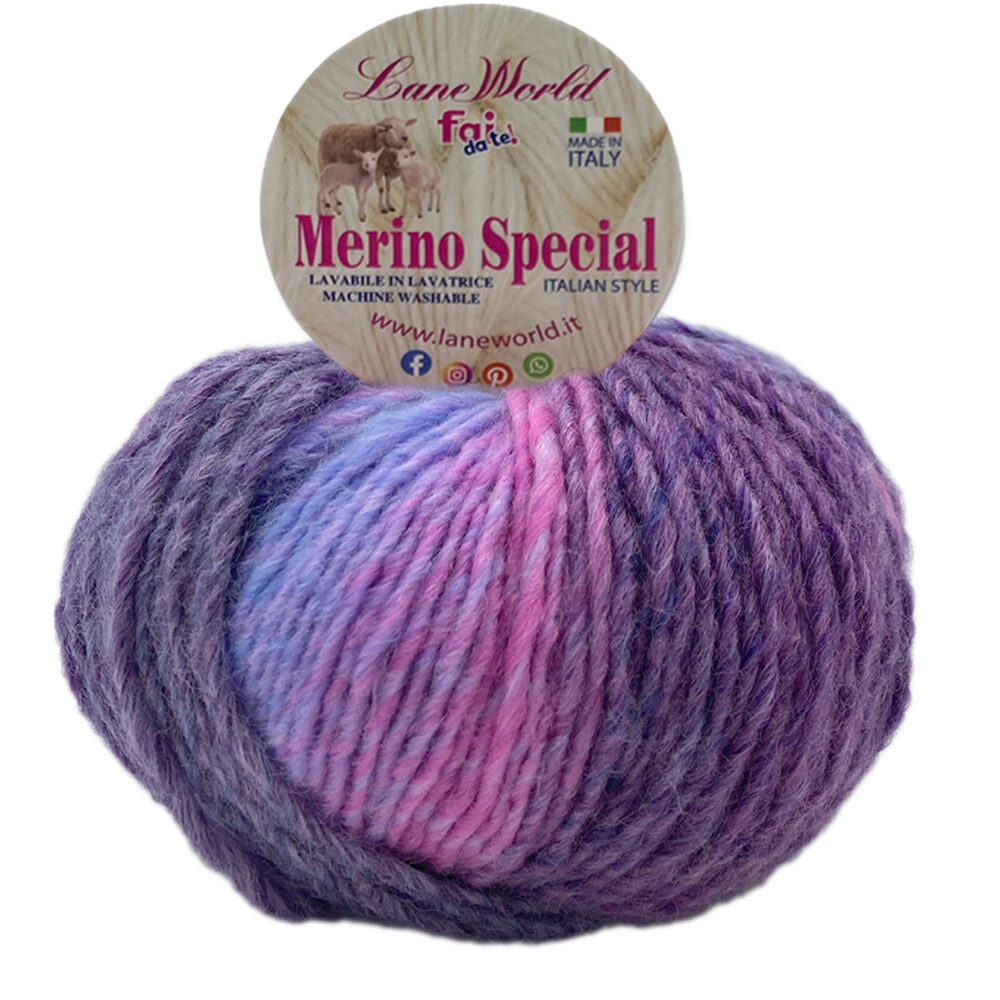 Merino special Fantasia - gomitolo 100 grammi / misto lana