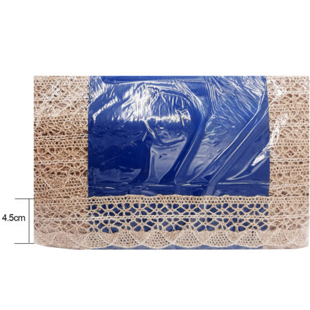 Pizzo di cotone écru altezza 4.5cm - 10 metri