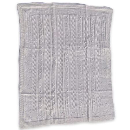 Copertina Culla Smacchinata "Cuori" cm 75X95