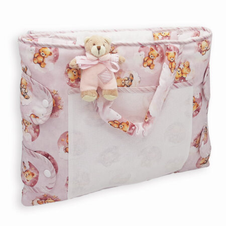 Borsa fasciatoio neonato da ricamare Fantasia