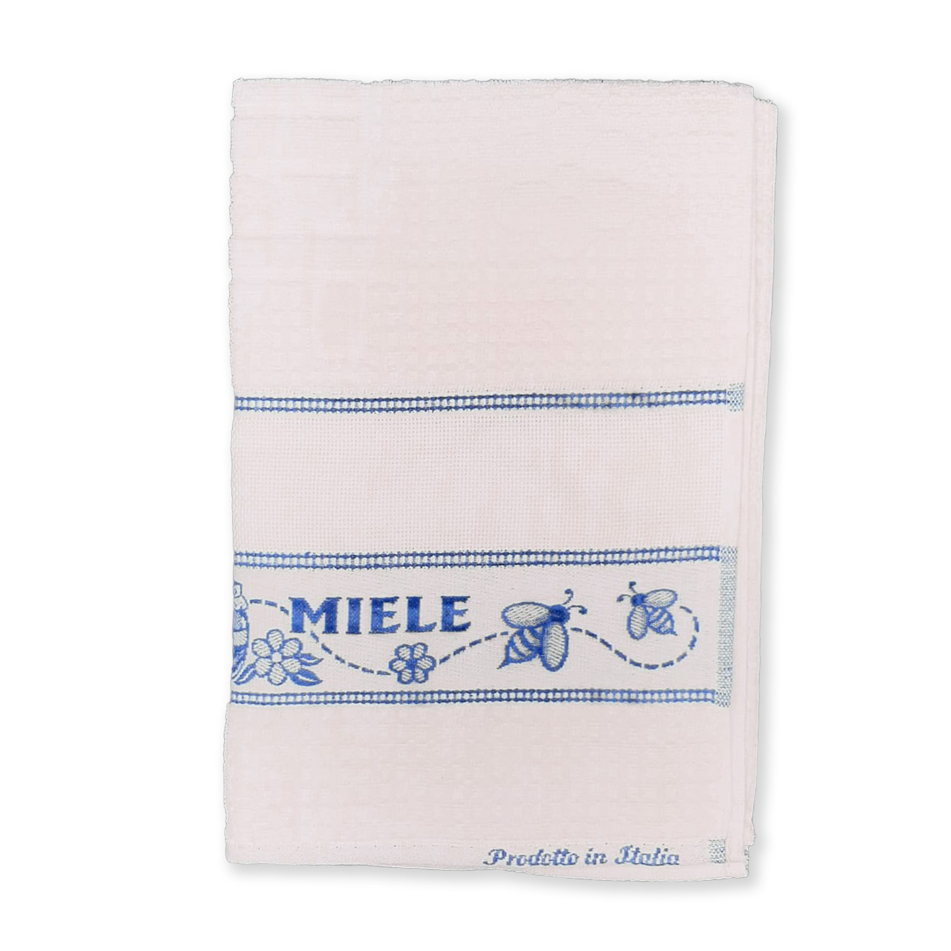 Strofinaccio cucina “miele” con tela aida da ricamare