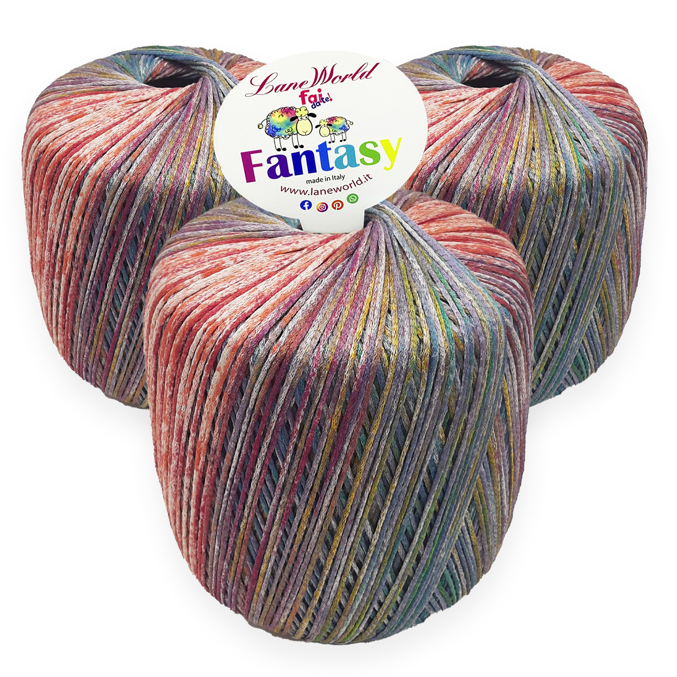 Filati Estivi Fantasy Catenella 100% Viscosa Naturale – 150 grammi