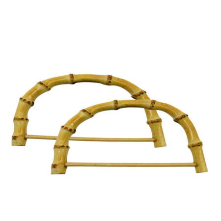 Manici per borse bamboo ad arco 2 Pezzi da 20 cm