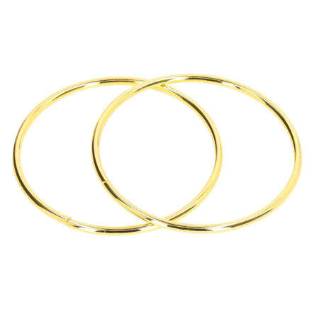 Manici per borse in metallo forma rotonda 2 Pezzi da 12,5 cm